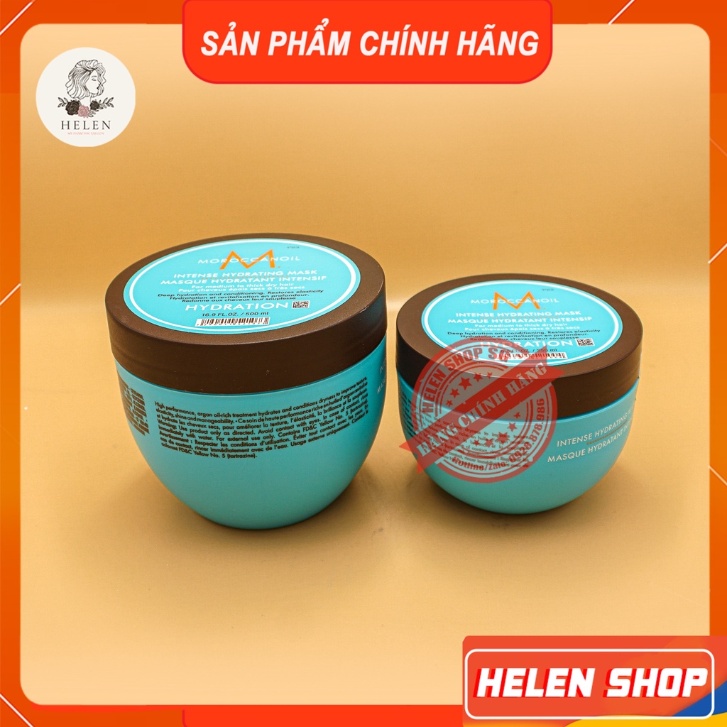 Dầu Hấp, Ủ Tóc Dưỡng Ẩm Moroccanoil Intense Hydrating Mask