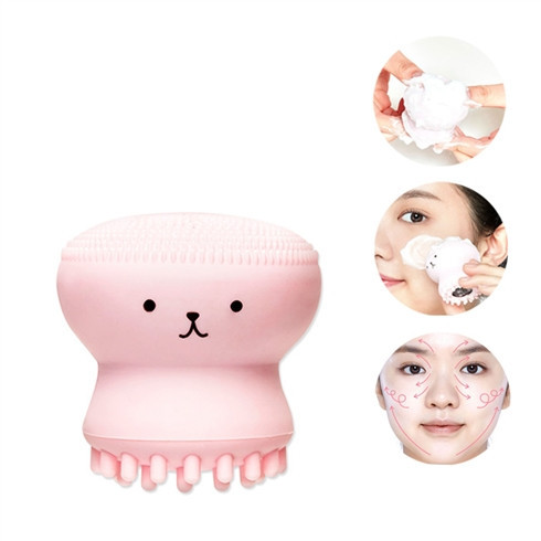 Cọ Rửa Mặt Và Masage Bạch Tuộc Siêu Yêu