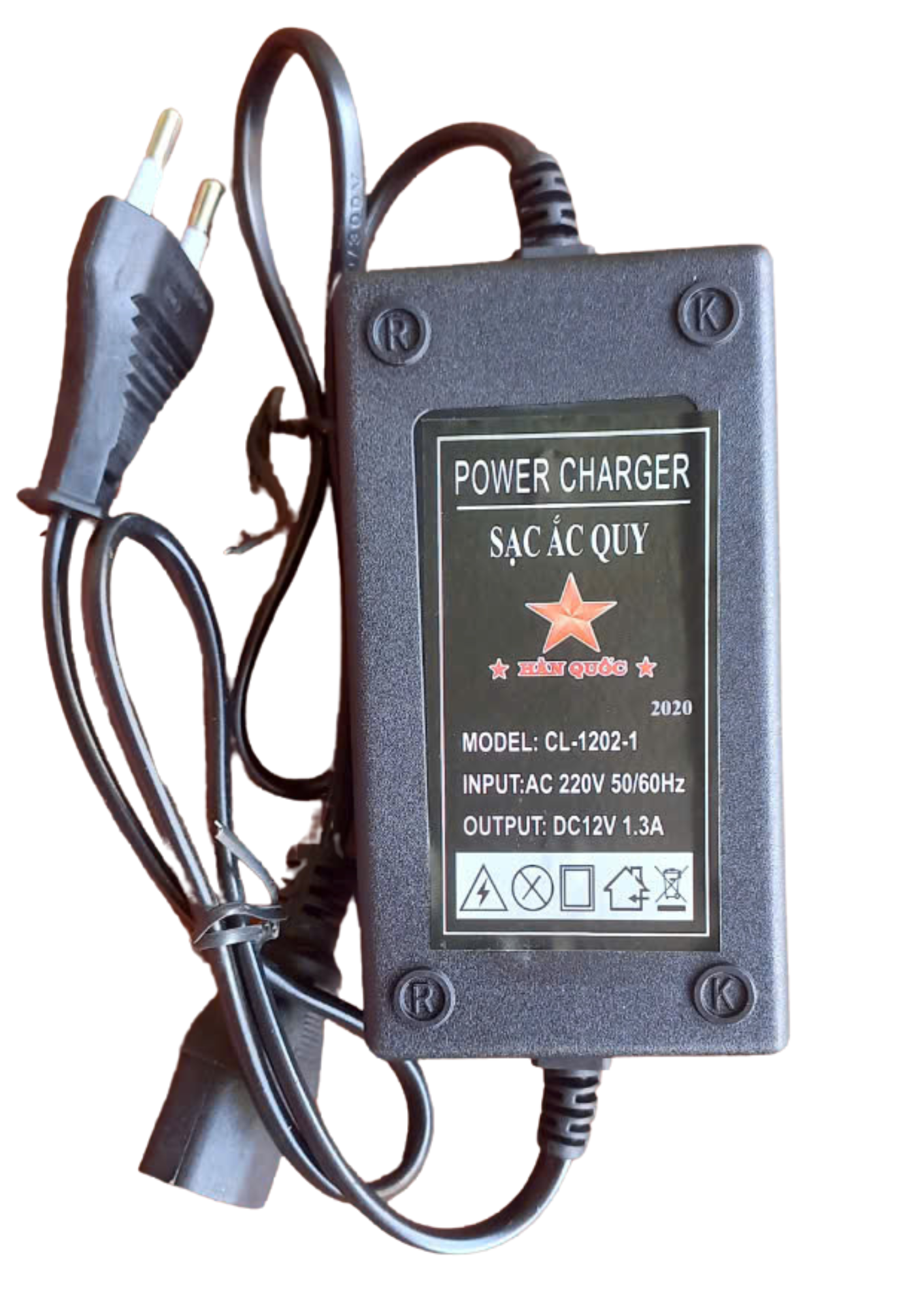 Cục sạc bình phun thuốc 12V 12AH