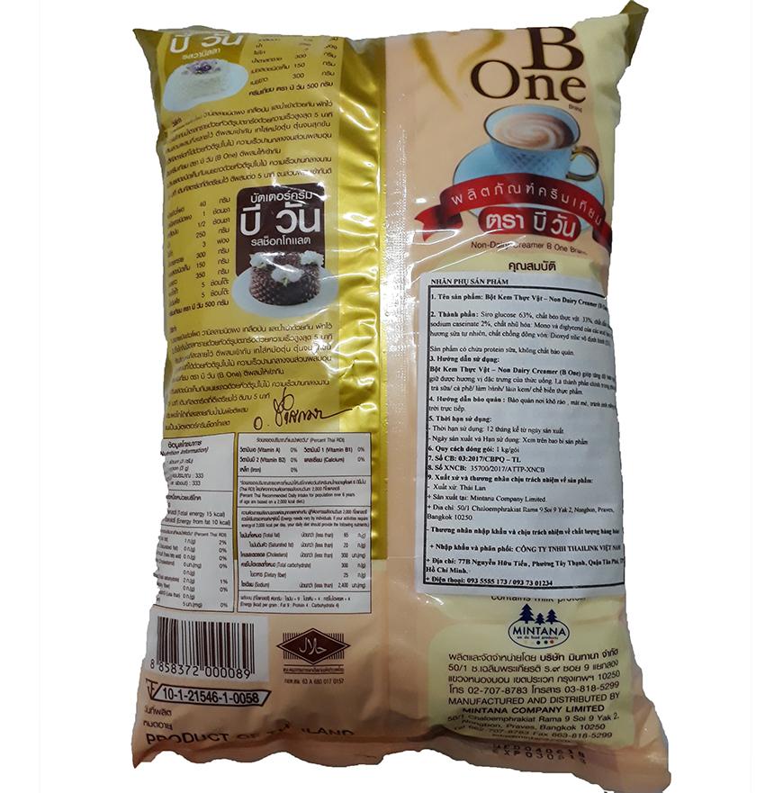 1 Kg Bột kem béo pha trà sữa thái lan B ONE