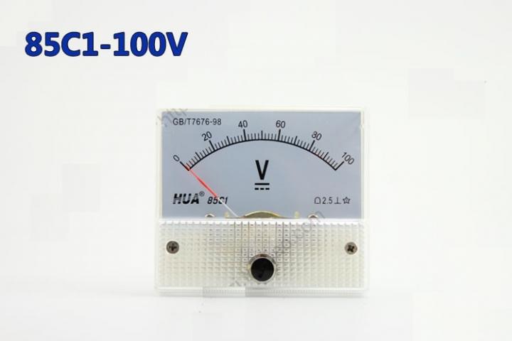 Vôn kế Kim DC 85C1 100V