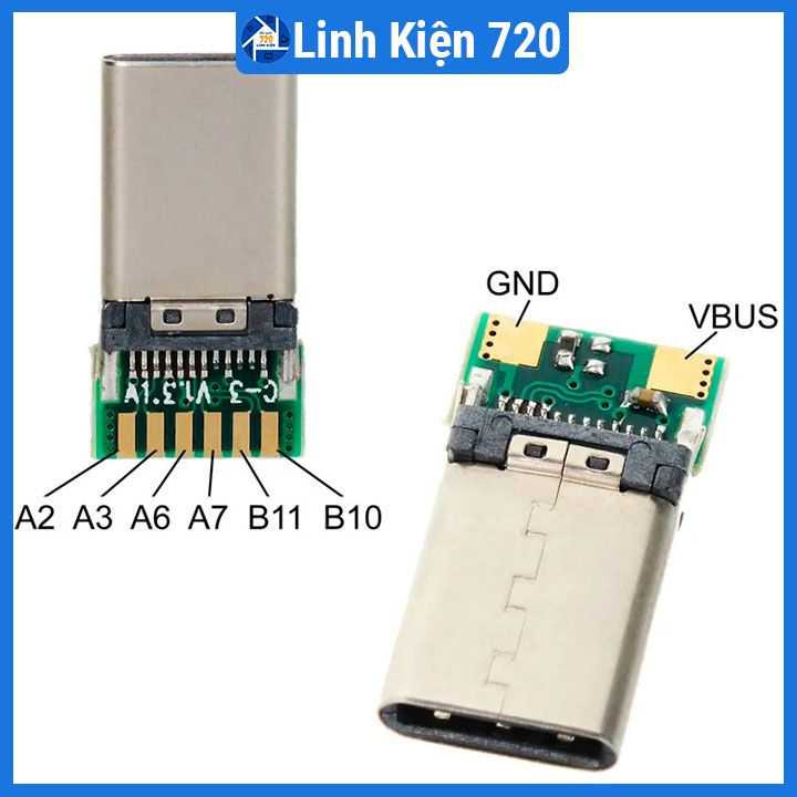 Module PCB chuyển đổi chân sạc Type C 24P truyền dữ liệu
