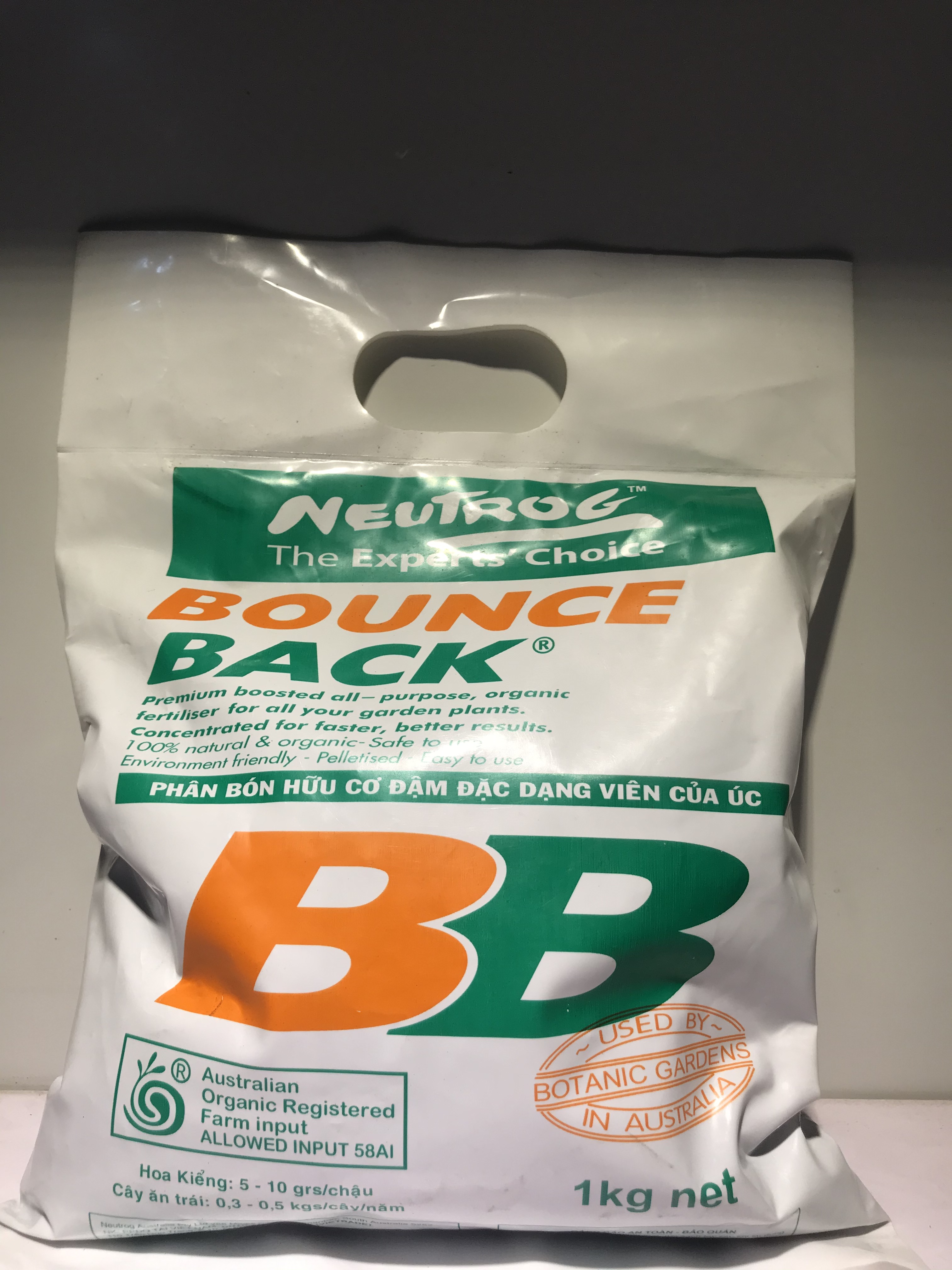 Phân bón hữu cơ đậm đặc dạng viên của úc - BOUNCE BACK