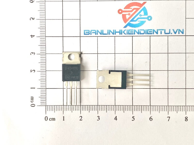 [Combo 2 chiếc] D45H11G, D45H11 Transistor PNP 80V-10A TO-220