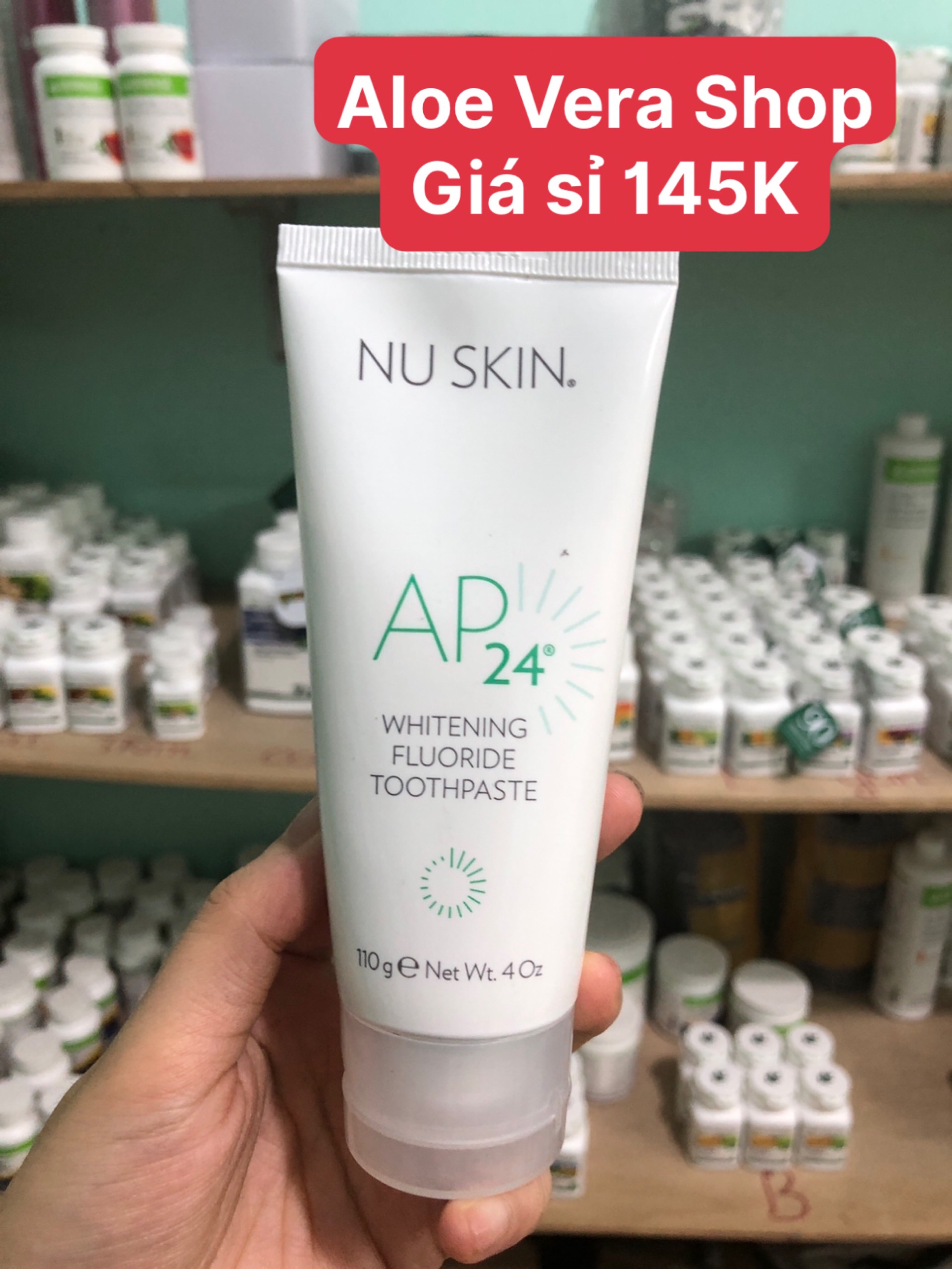 [RẺ VÔ ĐỊCH] Kem Đánh Răng AP24 Nuskin 110g ( tem tiếng anh )