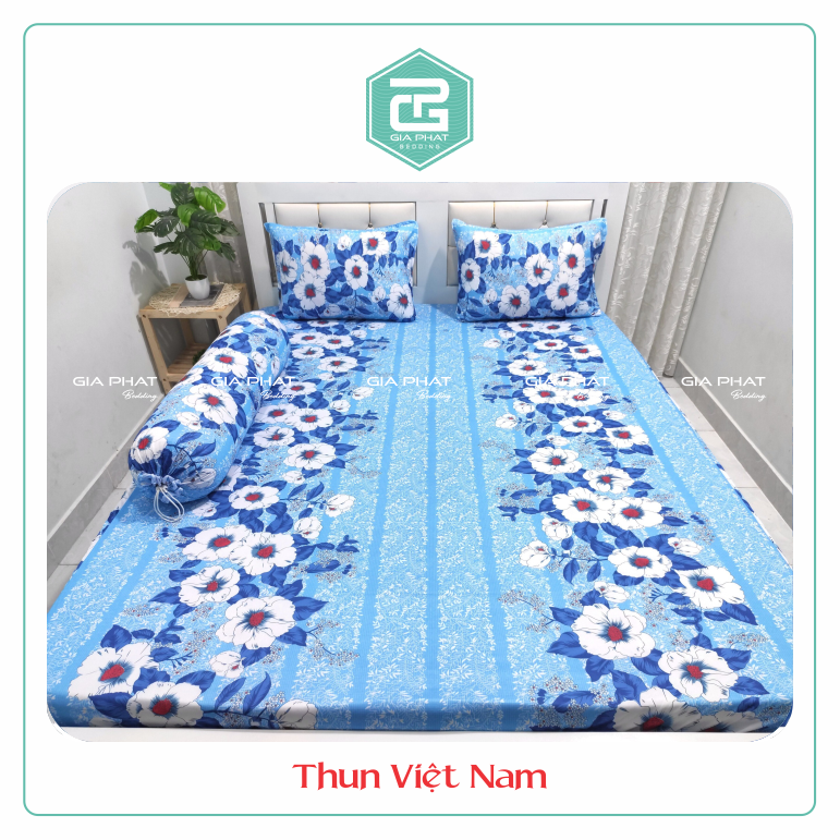 Ga Lẻ Thun Lạnh Việt Nam Đủ Kích Thước ( Không áo gối - inbox chọn mẫu)
