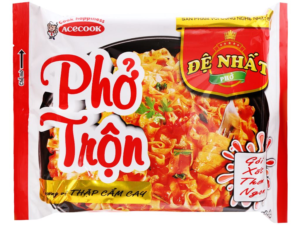 Cb 10 gói phở trộn đệ nhất vị thập cẩm cay gói 82g 76164