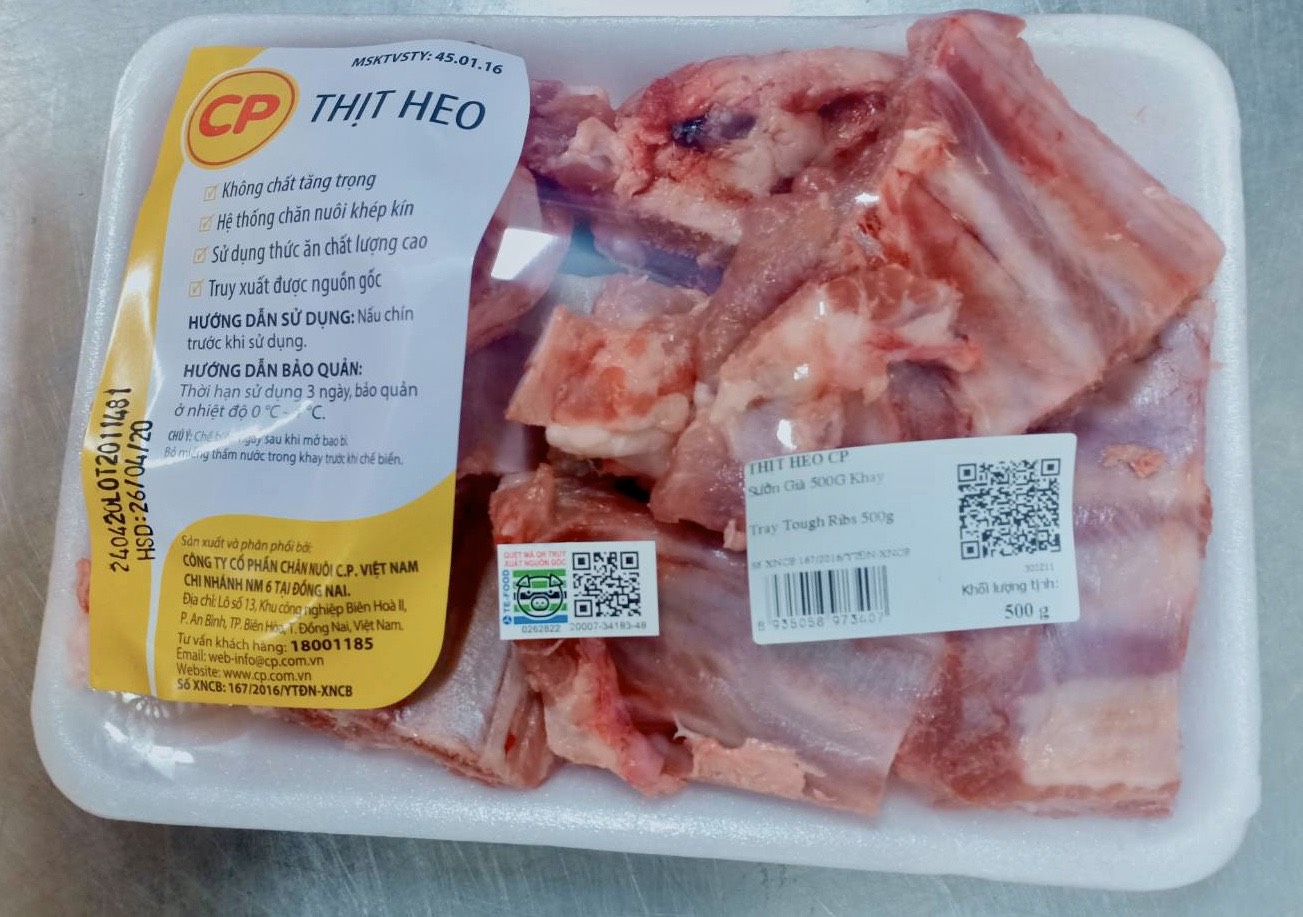 HCM - Sườn già heo CP 500gr