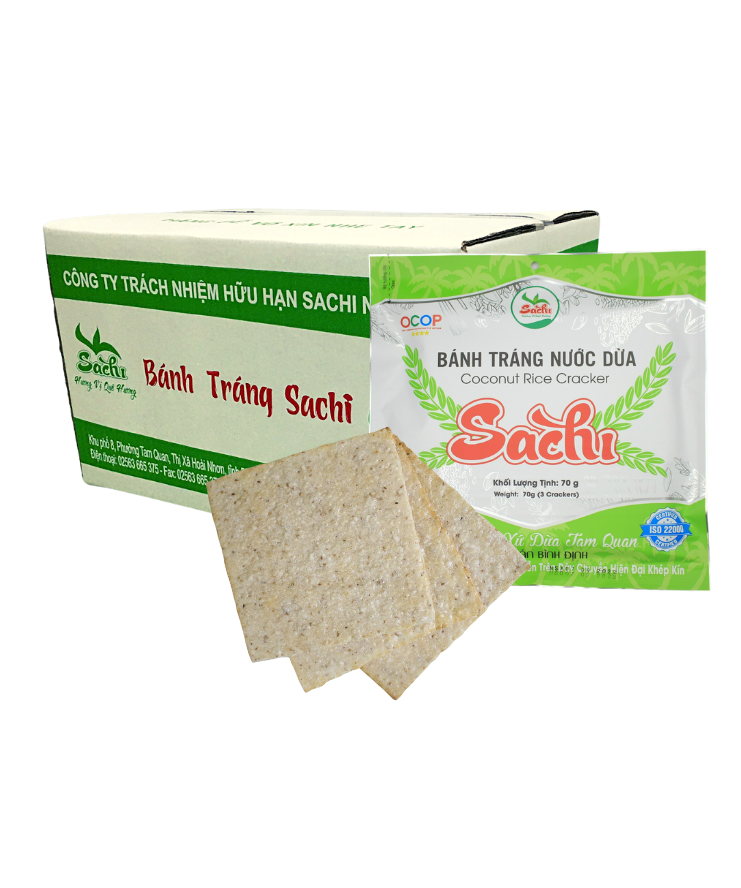 Bánh tráng nước dừa Tam Quan