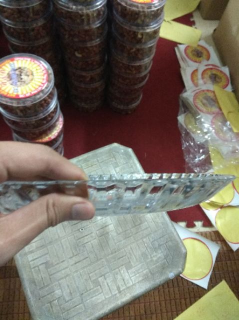 Khay đựng thố mứt thuỷ tinh