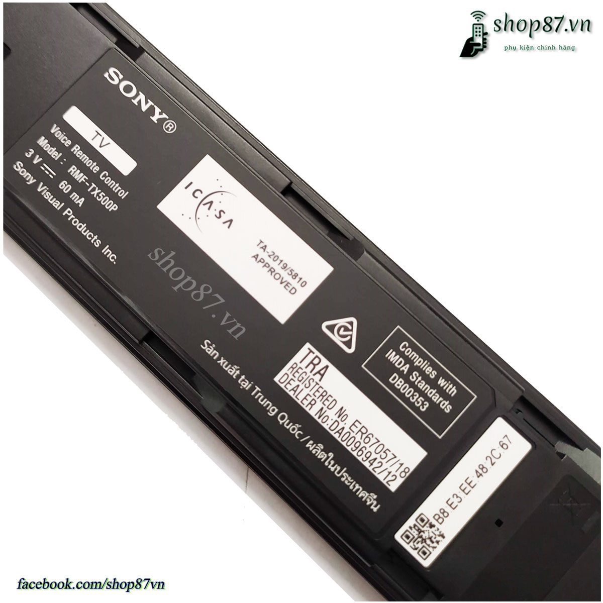 Remote điều khiển tv Sony RMF-TX500P