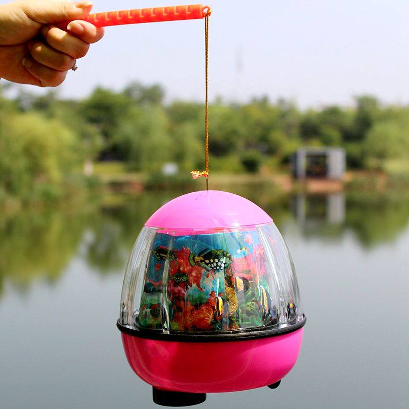 Đèn Lồng Trung Thu Bể Cá Xoay Cho Bé