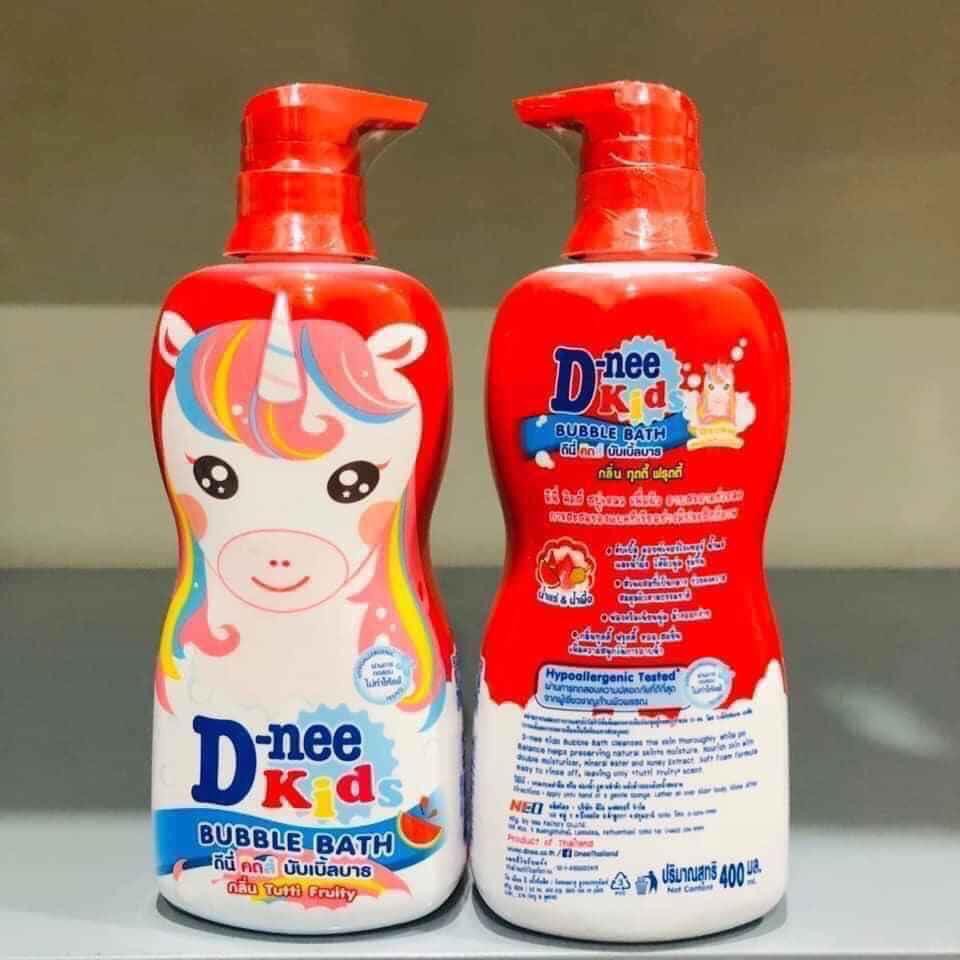 [HCM]Sữa tắm gội cho bé Dnee kids Thái Lan 400ml [ Đỏ ]
