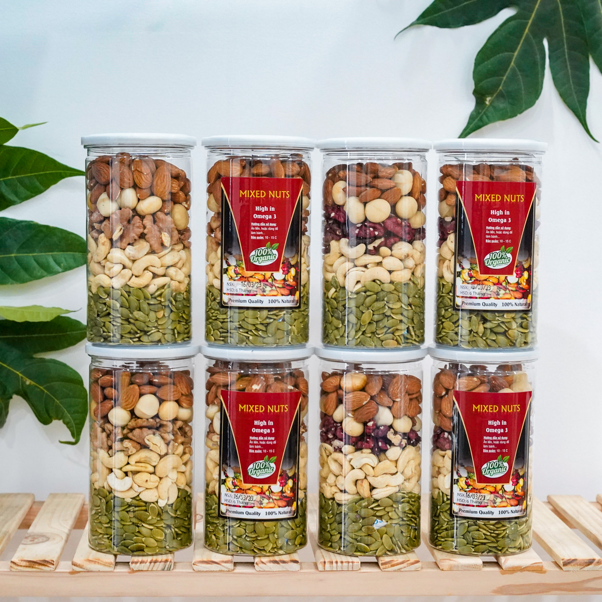 Dietary Nutritious Nuts - Mix of 5 Types of Nuts (Macadamia, Red Walnuts, Cashews, Pumpkin Seeds, Almonds)