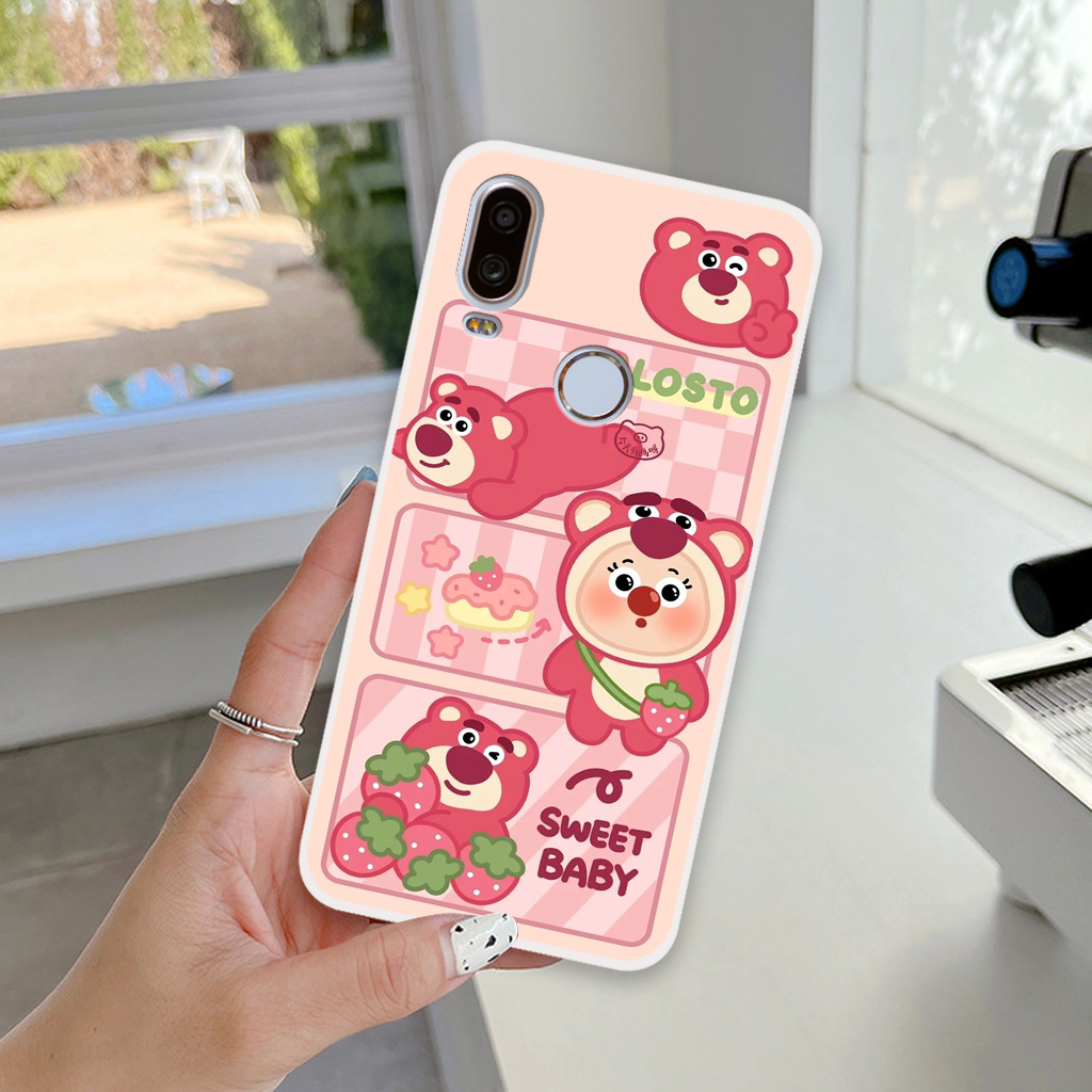 Ốp lưng Vsmart Active 1 / Active 1 Plus / Active 1+ gấu dâu Lotso Disney đáng yêu