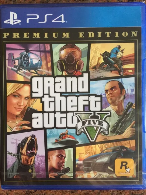 Đĩa Game PS4 Grand Theft Auto V Premium Edition (GTA 5) -Hàng nhập khẩu