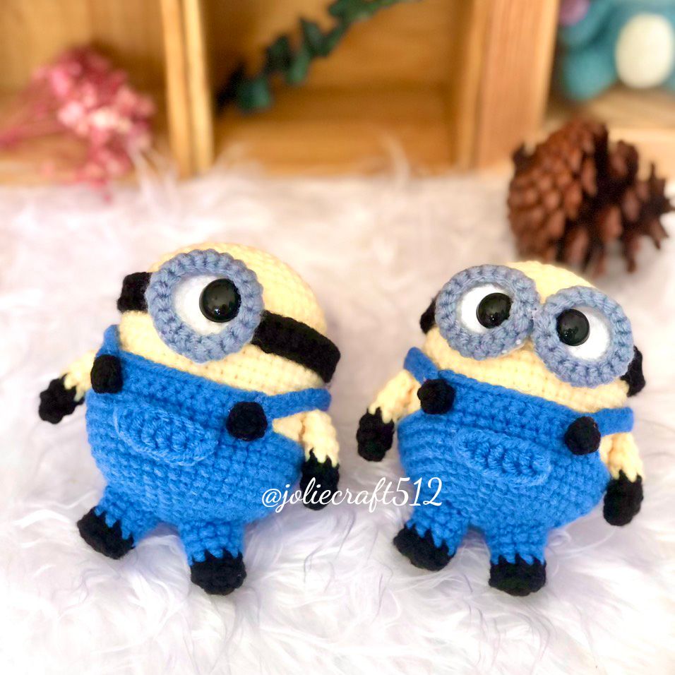 Móc khóa nhân vật Minion - Móc khóa len