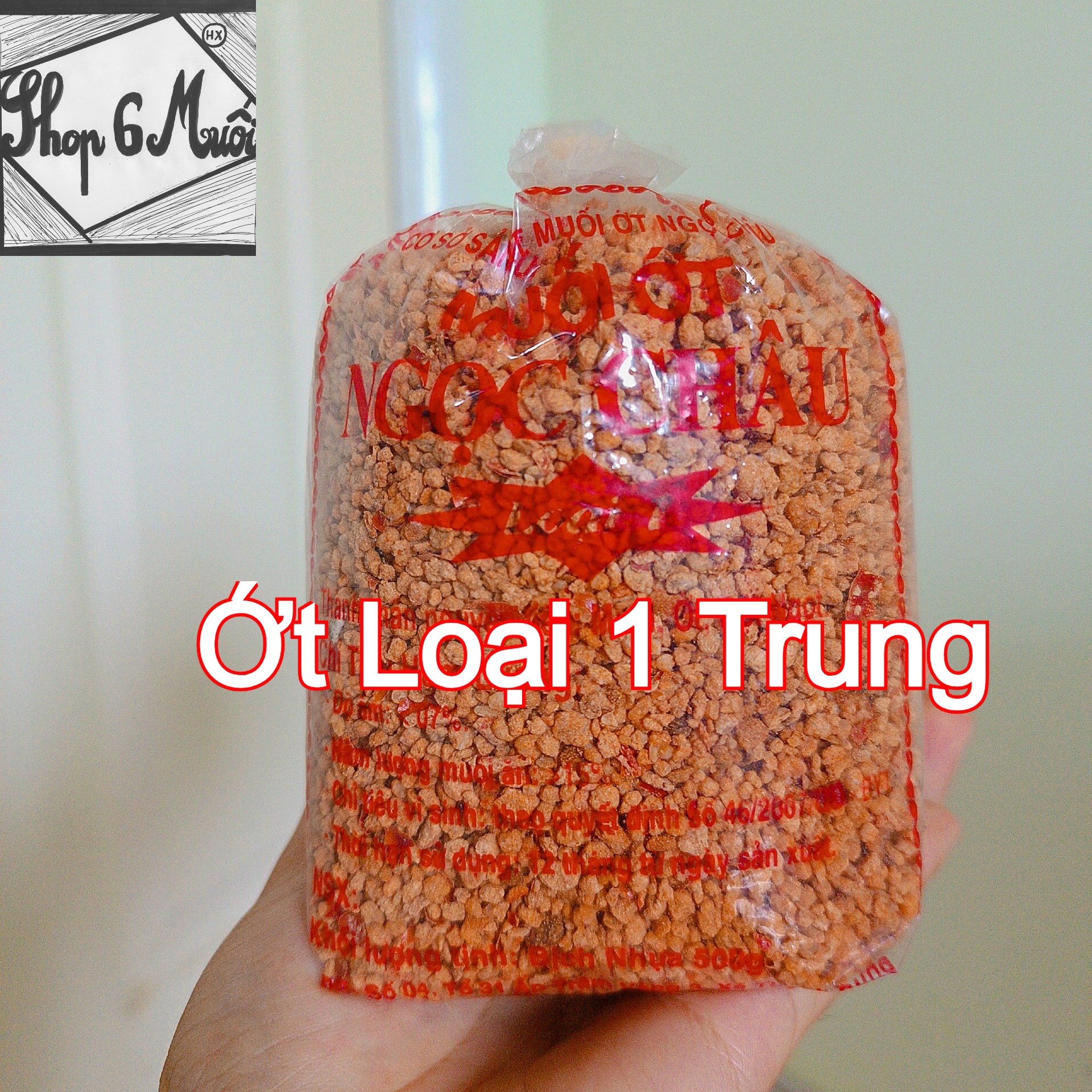 (Túi 500gr) Muối ớt Tây Ninh Ngọc Châu tự chọn (chay mặn đều dùng được)