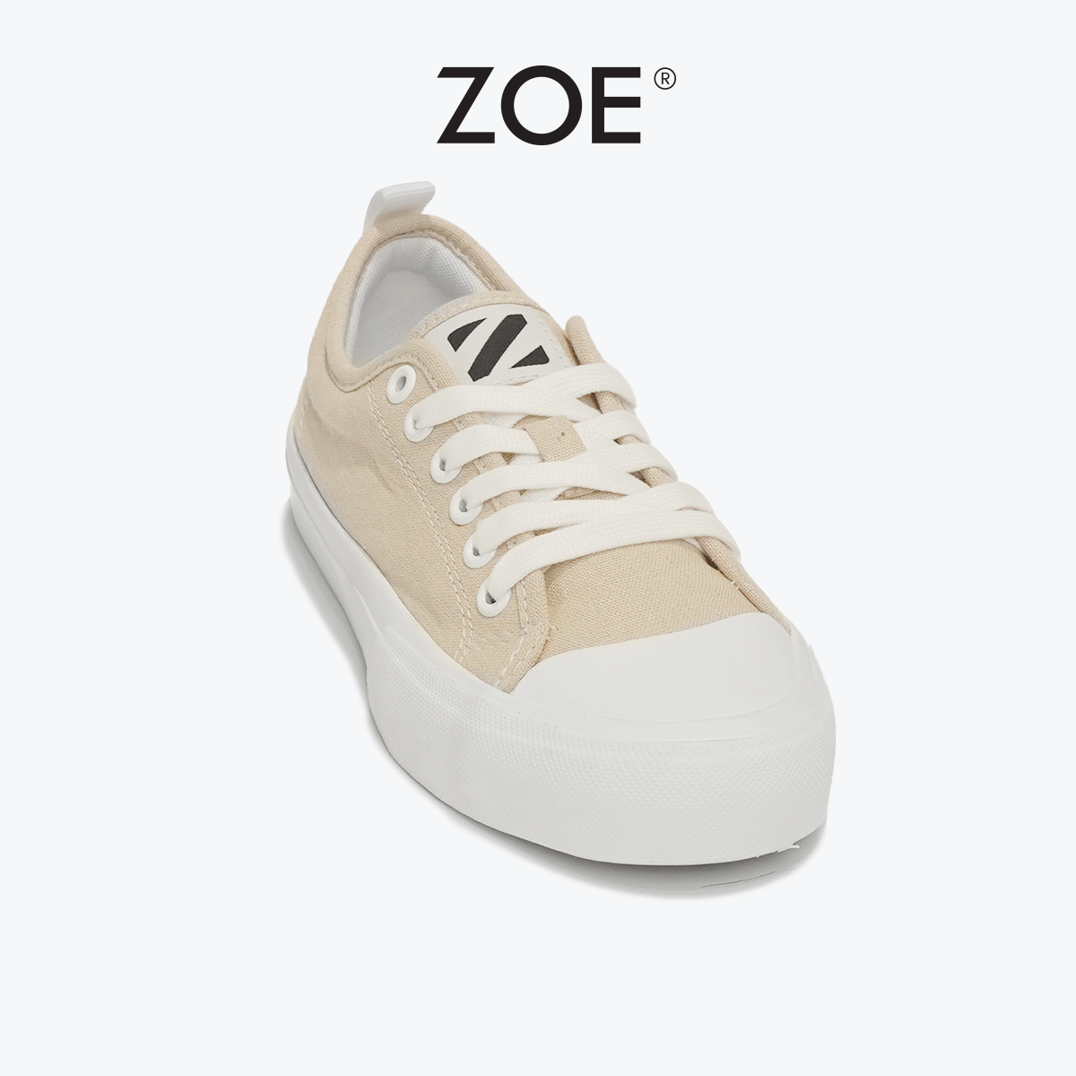 Giày Sneaker Basic Màu Beige LT005 | ZOE OFFICIAL