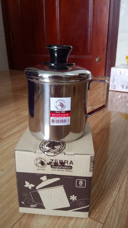 Ca nước inox thái lan zebra - size 400ml - 2000ml