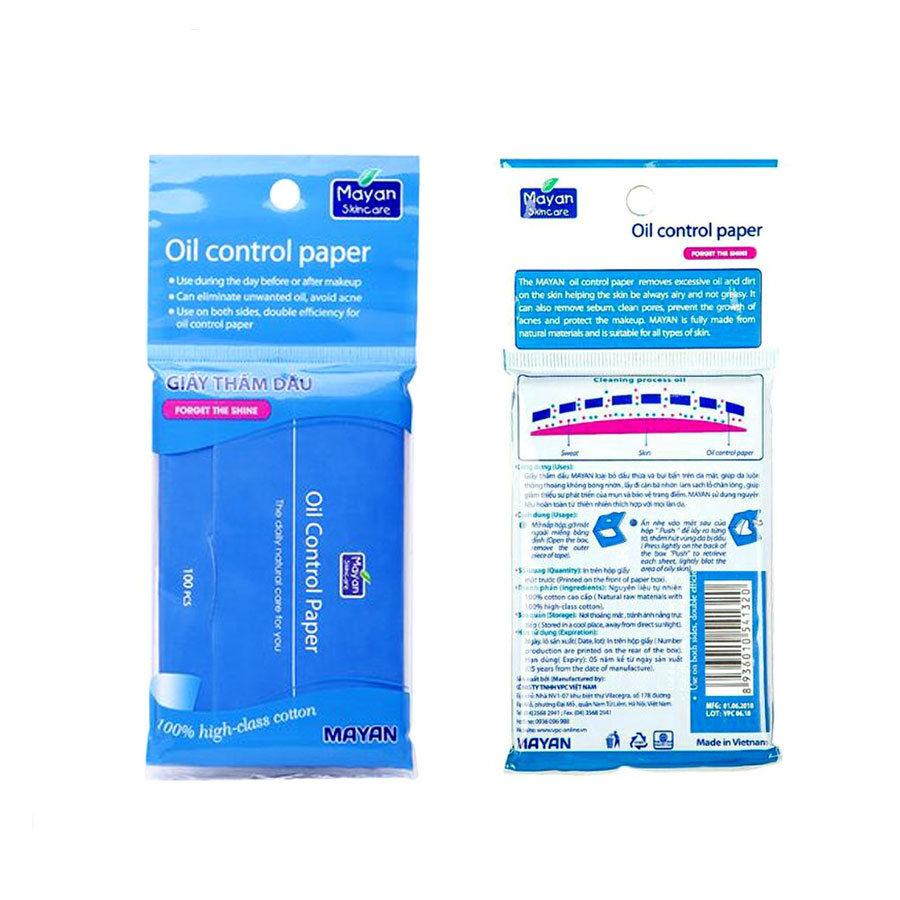 Giấy Thấm Dầu Cao Cấp Mayan 100 - 200 tờ