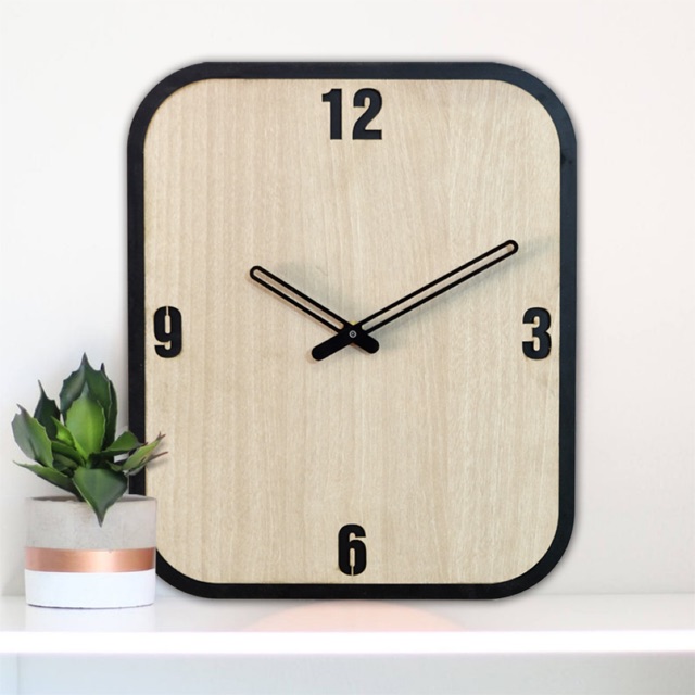 Đồng hồ treo tường gỗ Decor trang trí