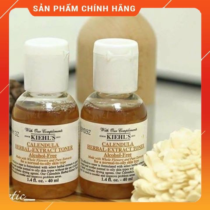 Toner Hoa Cúc Calendula Herbal Extract Alcohol-Free Toner 40ml