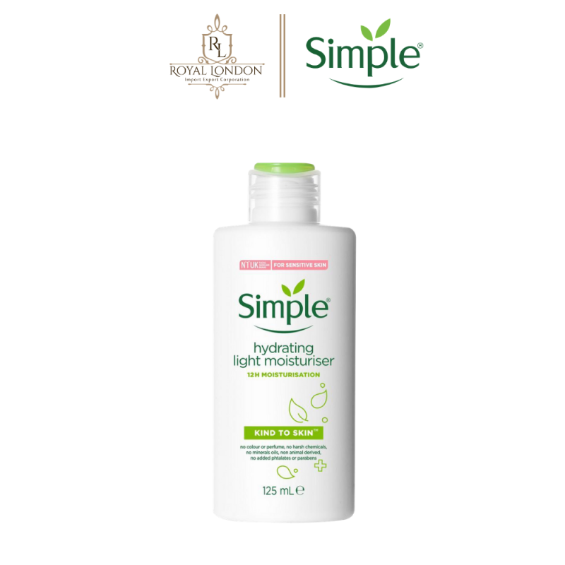 Sữa Dưỡng Da Simple Kind To Skin Hydrating Light Moisturiser 125ml giá rẻ