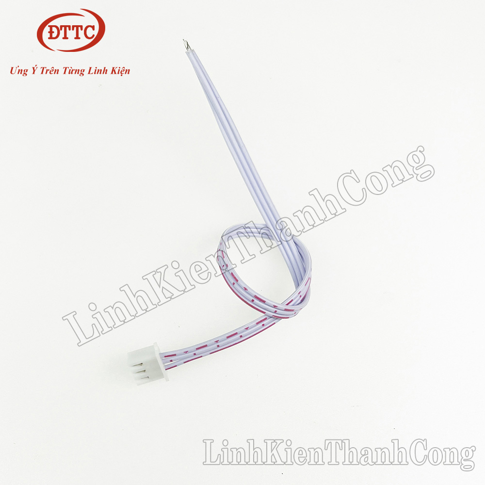 Cáp (Dây Bus) Trắng XH2.54 1 Đầu 20cm 2 Sợi (2P), 3 Sợi (3P)