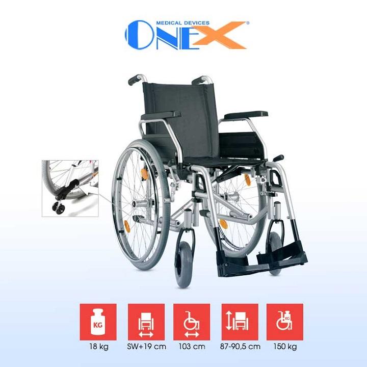 Xe lăn linh hoạt siêu bền cao cấp OneX