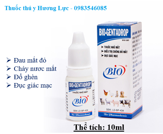 Thuốc nhỏ mắt thú cưng chai 10ml