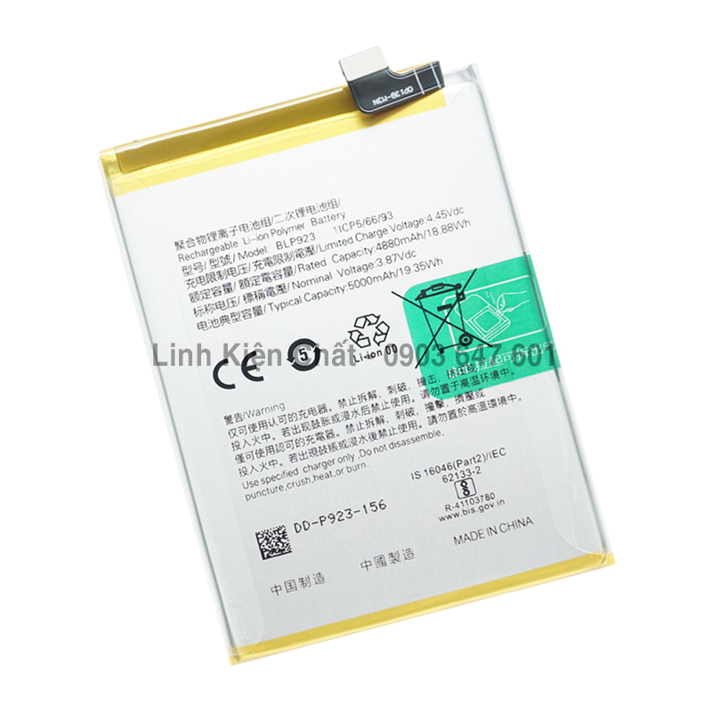 Pin cho oppo a77 5g cph2339 5000mah zin - hàng nhập khẩu