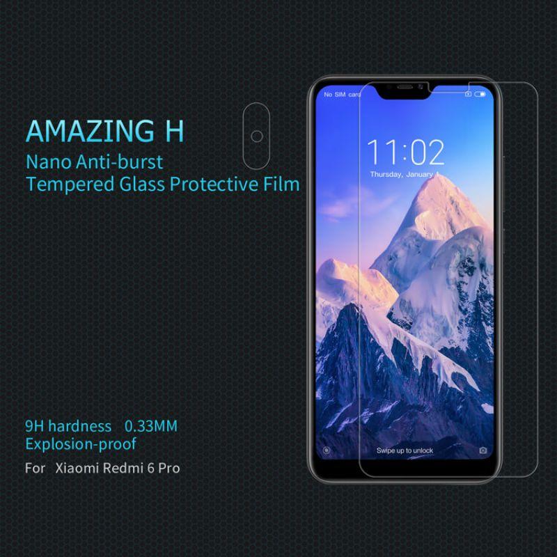 Kính cường lực Xiaomi Redmi 6 Pro / Mi A2 Lite (Trong Suốt)