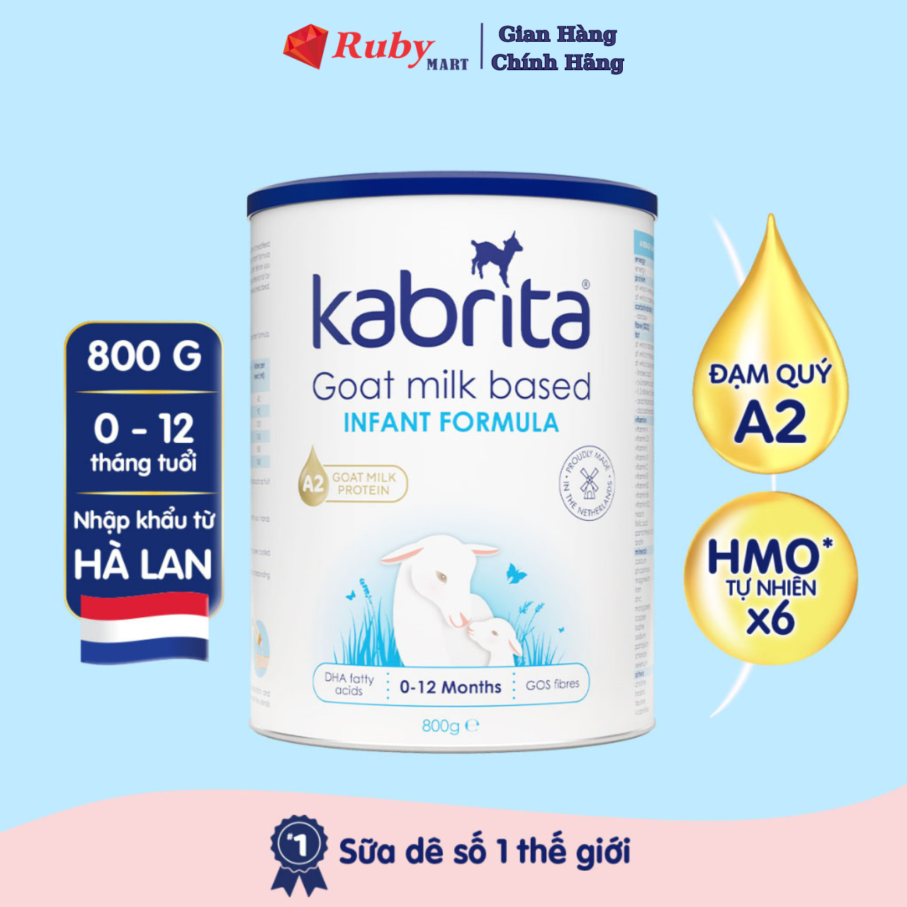 Only 1 800g kabrita goat milk for children from 0-12 months old genuine Dutch imported product