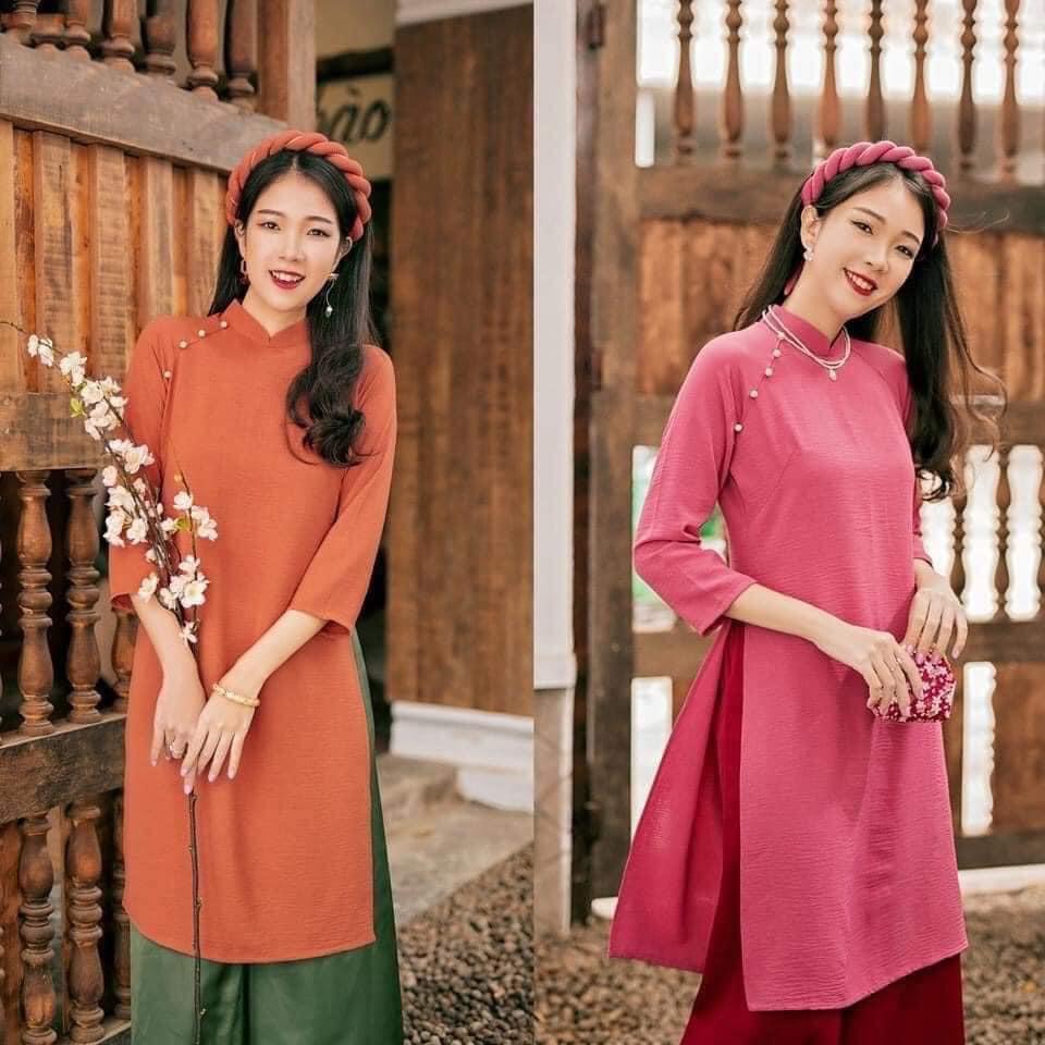 Cách tân chất lụa tây thi cao cấp dáng xuông hiện đại