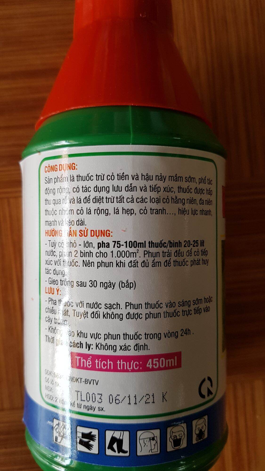 Thuốc trừ cỏ lưu dẫn WELKIN GOLD 40SC 450ml