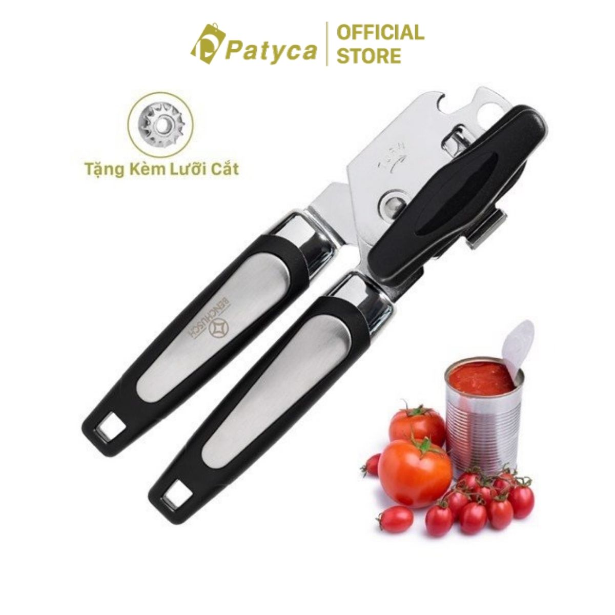 Benchusch Multipurpose Can Opener - Heavy Duty with Stainless Steel