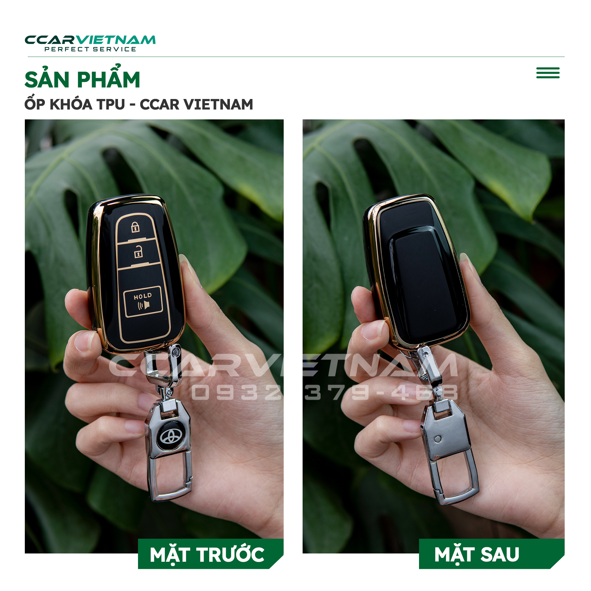 Ốp Chìa Khóa Ô Tô Toyota Cross 2021, 2022, 2023 (Mẫu 3 Nút) - Bọc Chìa Khóa Nhựa TPU Cao Cấp Cho Xe Hơi