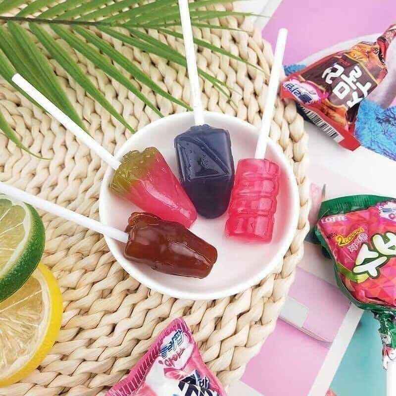 (siêu rẻ) KẸO MÚT LOTTE HÀN QUỐC HỘP 60 CHIẾC