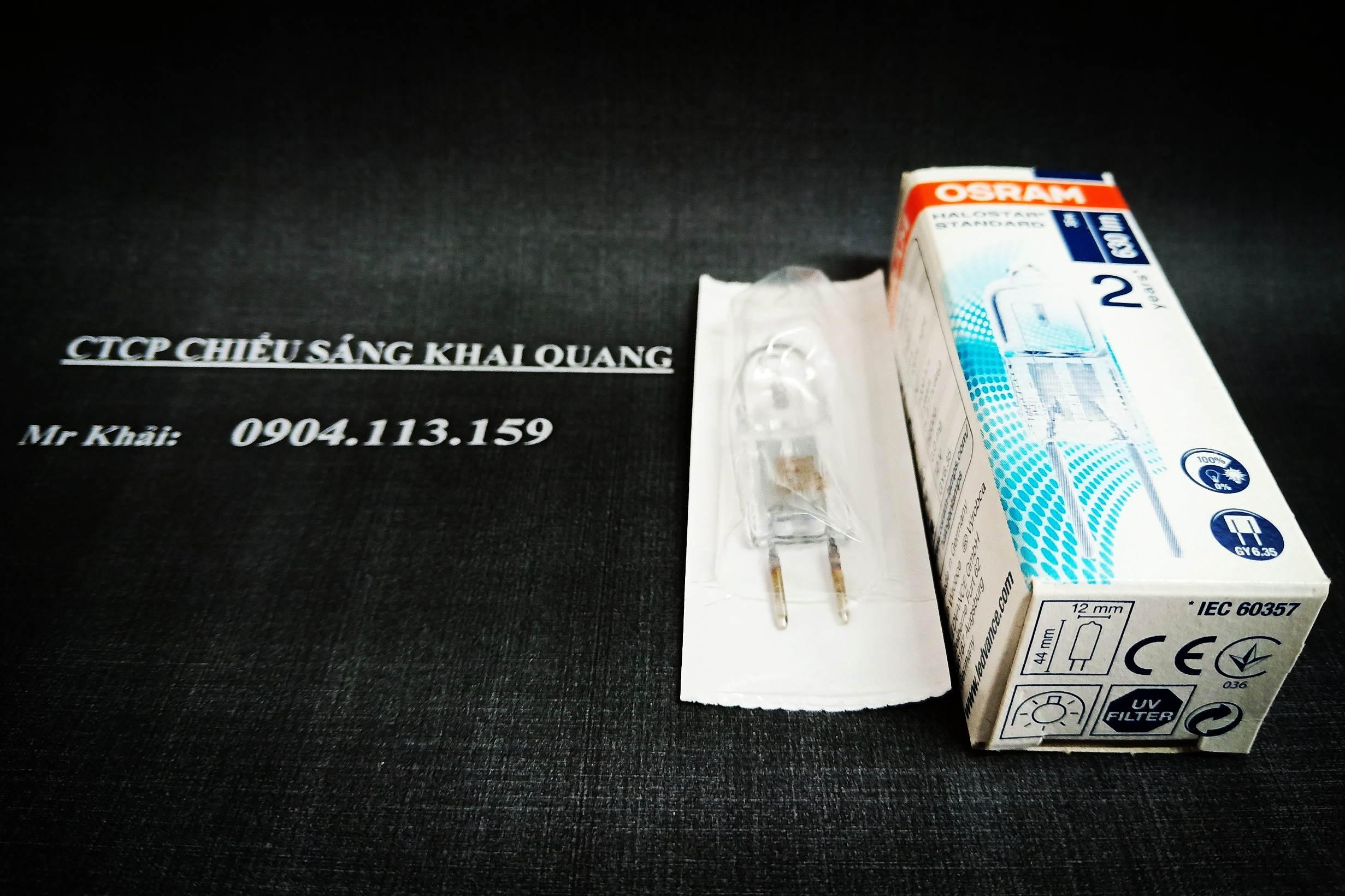 (Sale) Bóng đèn halogen 12V 35W 64432 Osram Đức