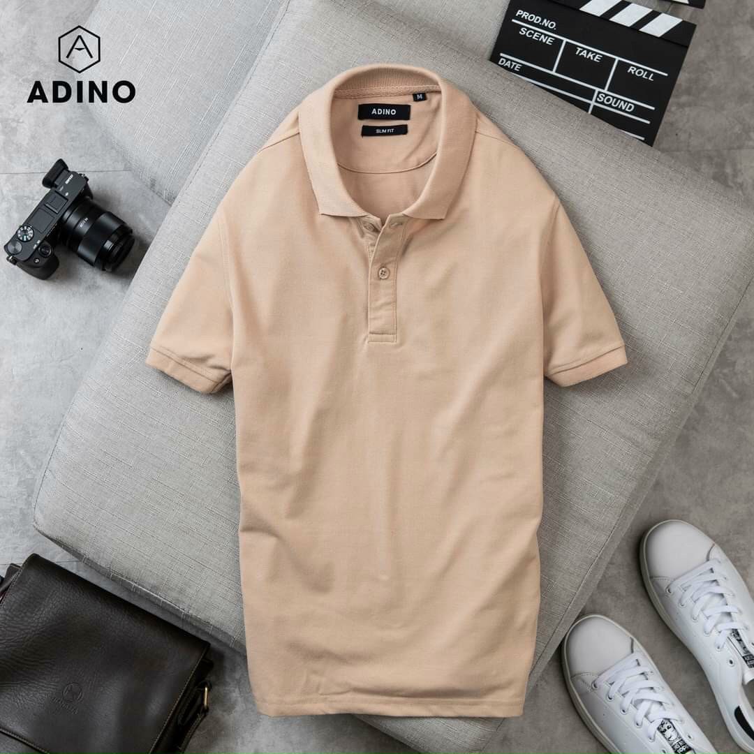 Áo polo adino, chất vải cotton, co giãn tốt, thoáng mát, không gây kích ứng ra, kiểu dáng Hàn Quốc.