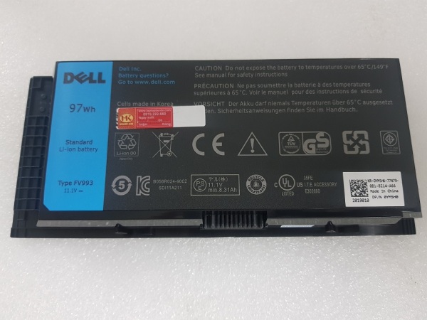 Bảng giá [HCM]Pin laptop 9cells 97wh dùng cho Dell Precision m4600 m4700 m4800 m6600 m6700 m6800 thời lượng trung bình sử dụng 2.5h (thực tế có thể hơn nhiều) Phong Vũ