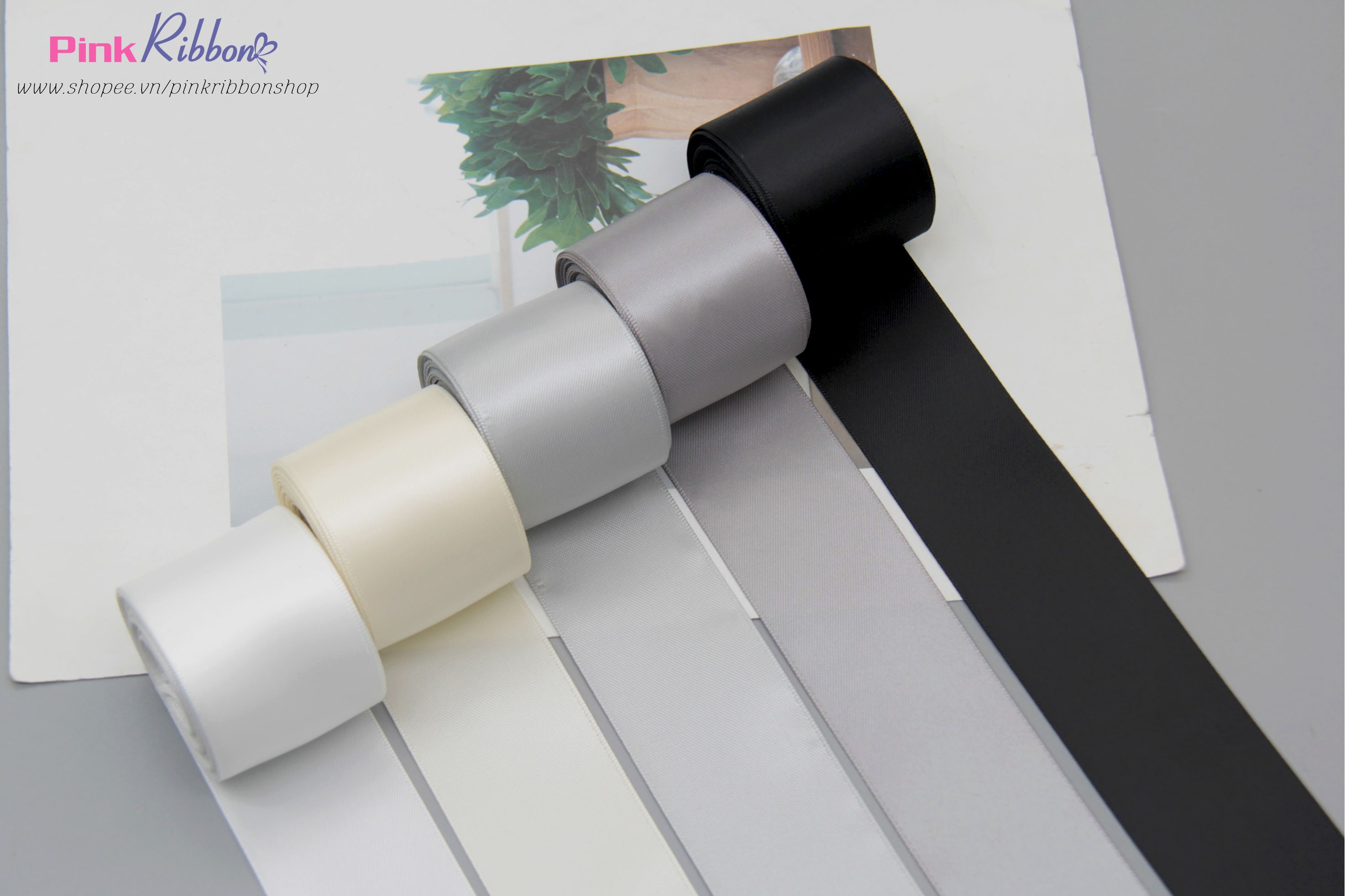 Ruy Băng Satin-Cuộn 5M-Link 1/12