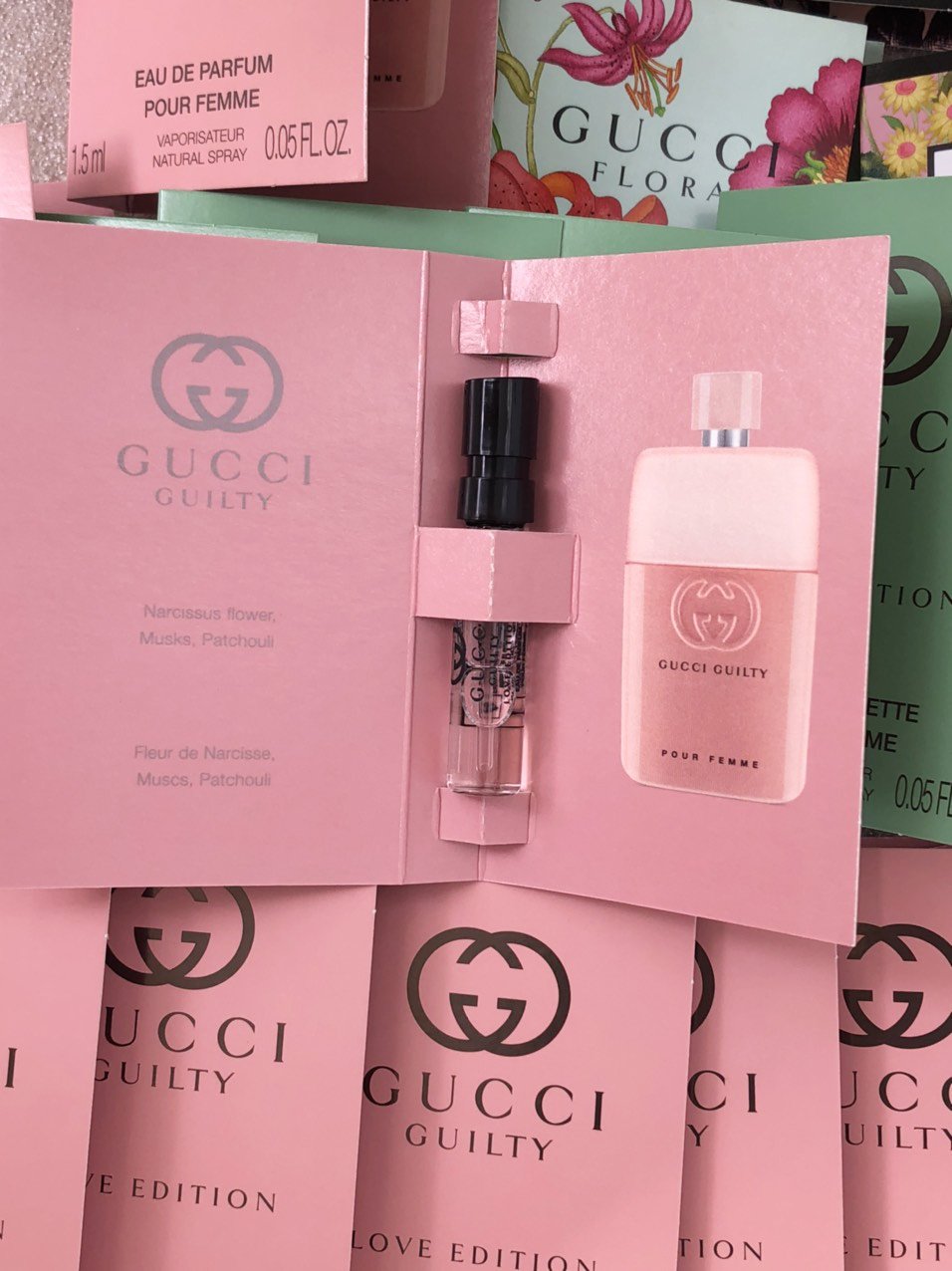 Mẫu thử Nước Hoa Vial Gucci các mùi