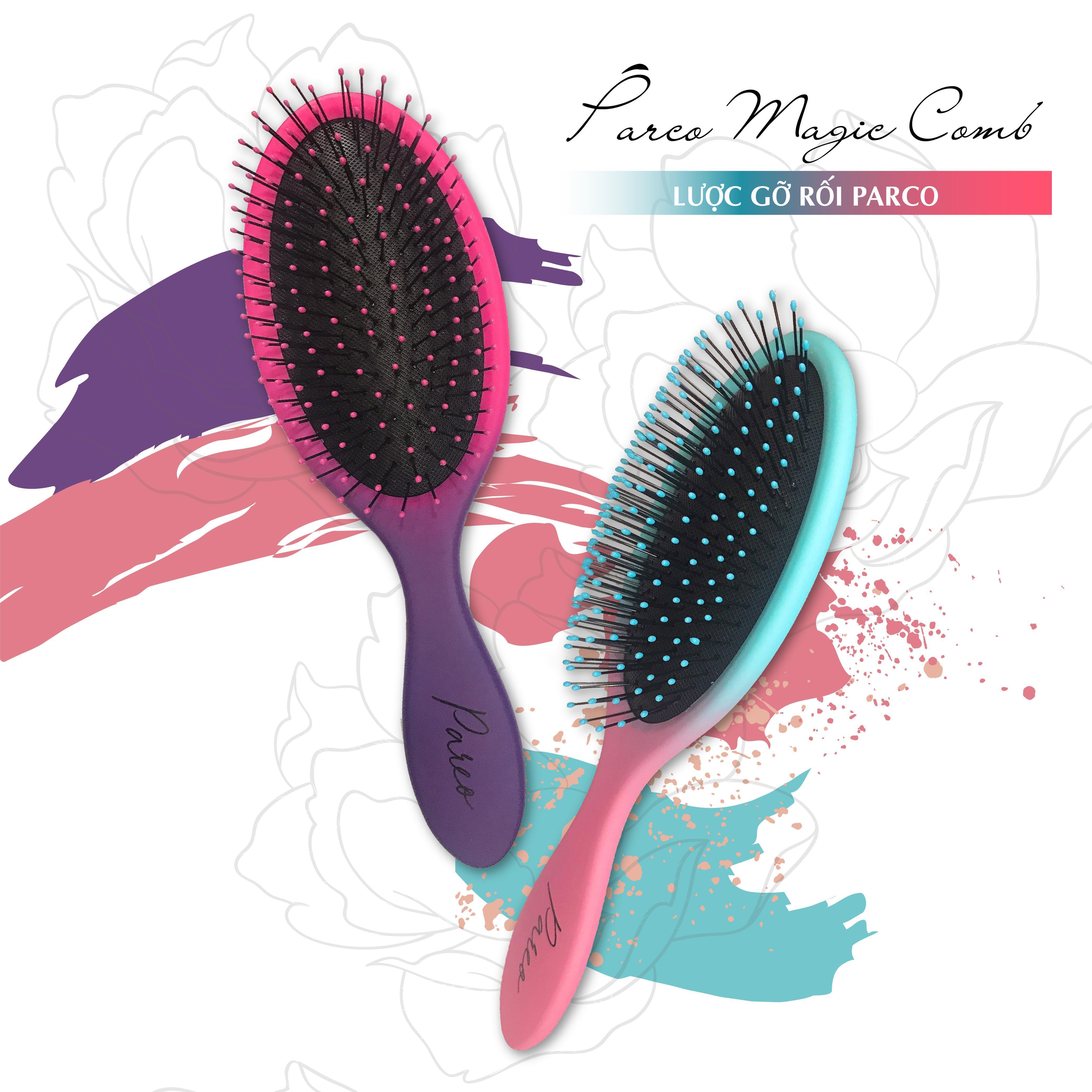 Lược Gỡ Rối Parco Magic Comb - Màu nhã nhặn