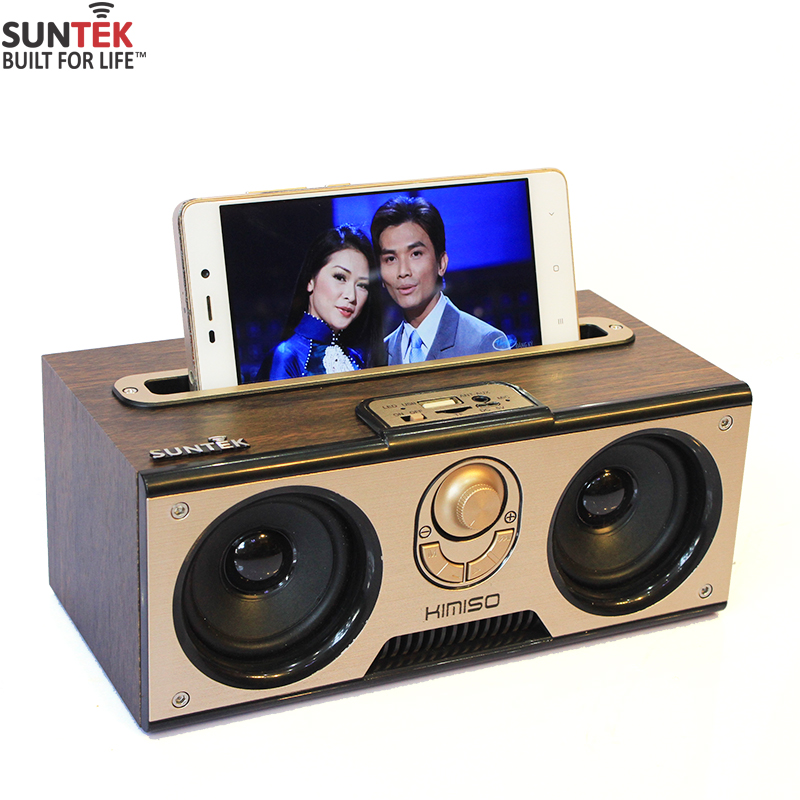 [HCM](GIẢM GIÁ MẠNH) Loa Bluetooth Suntek Kimiso KM-7 Kiêm Giá Đỡ Điện Thoại Nhiều Chức Năng Cao Cấp - Nghe Cực Hay
