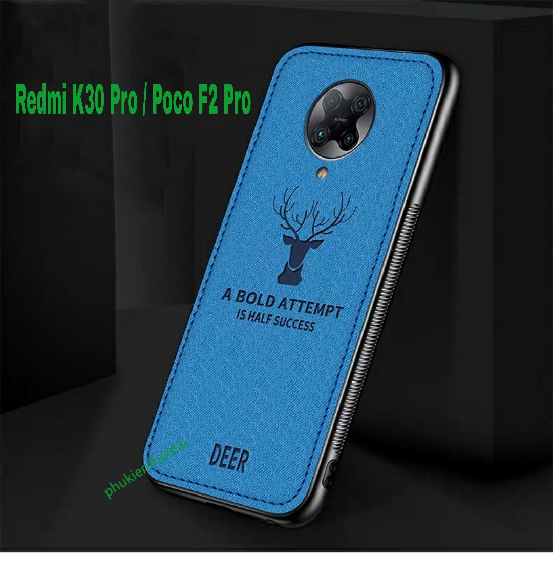 Ốp lưng Xiaomi Redmi K30 Pro / Poco F2 Pro chống sốc vải đầu huơu thời trang cao cấp