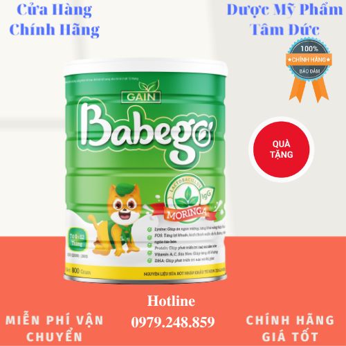 Sữa thảo dược trùm ngây Babego 400g