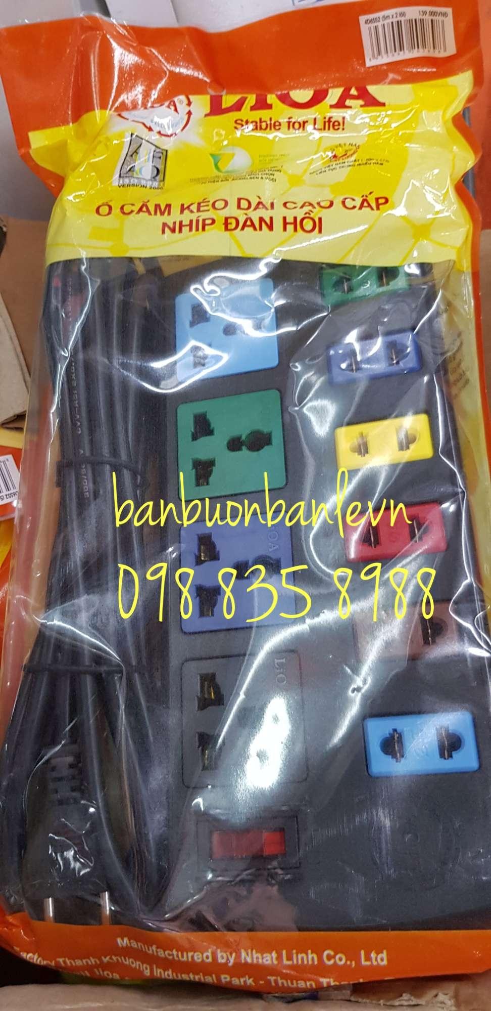 Ổ cắm điện đa năng Lioa 10 ổ cắm  4D6S52