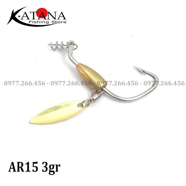 Lưỡi móc mồi mềm Ar15 - Lưỡi Nhái Sống Thủ Công